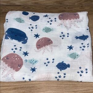 Baby Girl Bamboo Swaddle Blanket